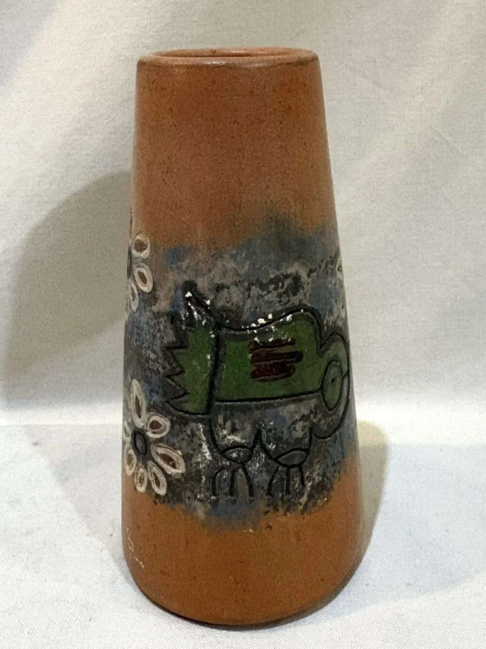 Seminario Urubamba Pottery Vase Cusco Handmade In Peru